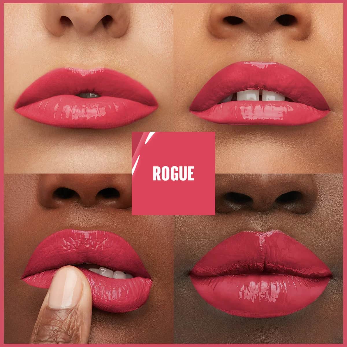 Maybelline أحمر شفاه سائل لامع سوبر ستاي فينيل إنك من مايبيلين نيويورك 145 روج