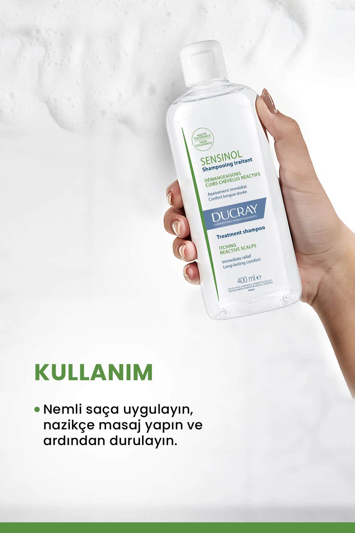 Ducray شامبو دوكراي سنسينول للعلاج الطبيعي 400 مل