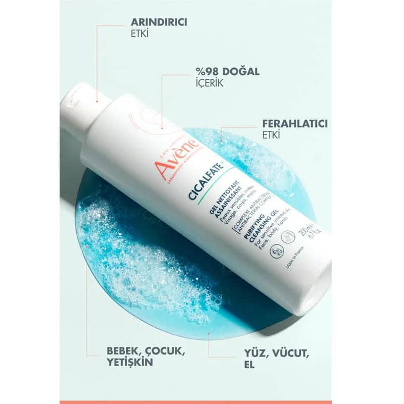 جل تنظيف مطهر 200 مل من او ثيرمال Eau Thermale Avene