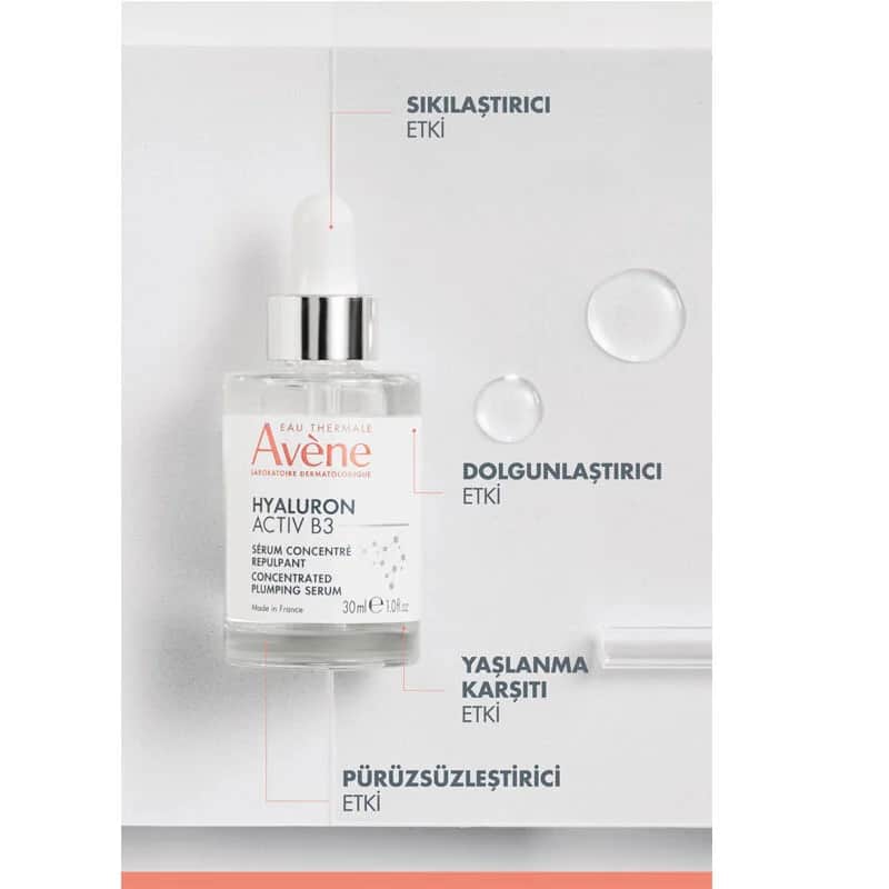 سيروم مركز بلاس ب3 بتركيز الهيالورونيك 30 مل من او ثيرمال Eau Thermale Avene