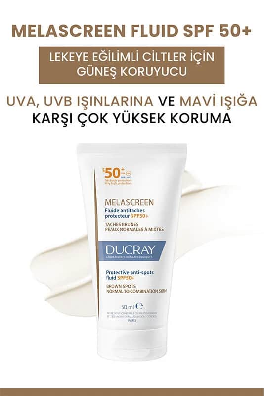 Ducray سائل دوكراي ميلاسكرين الواقي المضاد للبقع بعامل حماية من الشمس 50+ 50 مل