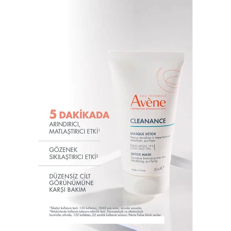 قناع ديتوكس كلينانس 50 مل من او ثيرمال Eau Thermale Avene