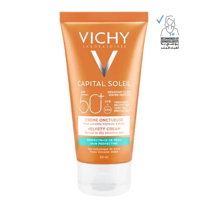 Vichy كريم فيشي كابيتال سوليل للوقاية من الشمس بعامل حماية 50+، 50 مل