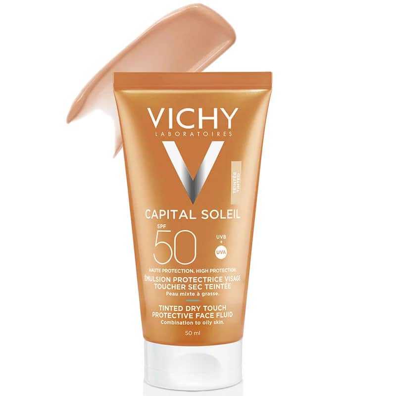 Vichy مستحلب بي بي واقي من الشمس فيشي إيديال سوليل بعامل حماية 50+، 50 مل