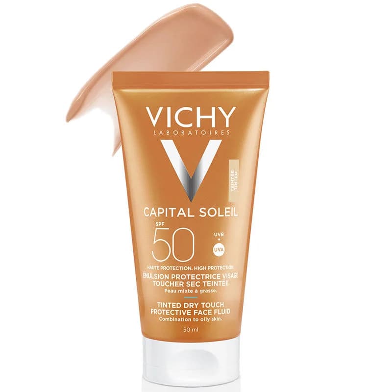 Vichy مستحلب بي بي واقي من الشمس فيشي إيديال سوليل بعامل حماية 50+، 50 مل
