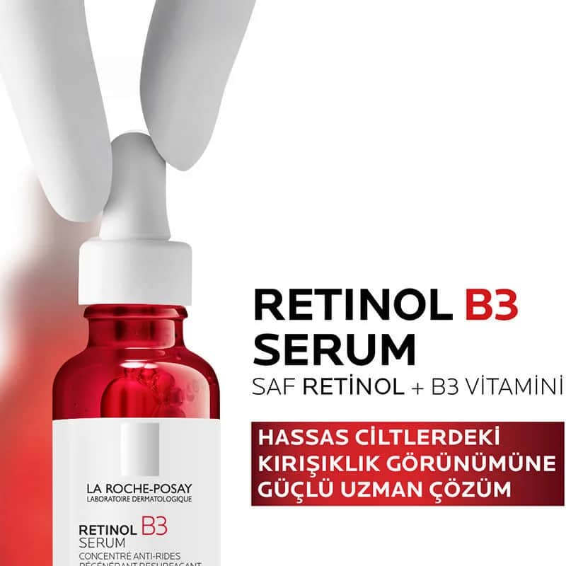 La Roche-Posay سيروم ريتينول بي 3 المضاد للشيخوخة والتجاعيد من لا روش بوزيه، 30 مل