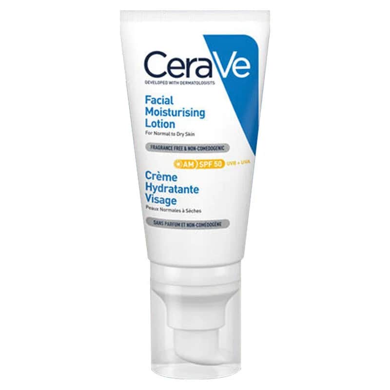 Cerave كريم سيرافي للوجه بعامل حماية من الشمس 50، 52 مل