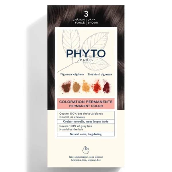Phyto صبغة الشعر العشبية فيتو فيتوكولر 3 كستنائي غامق