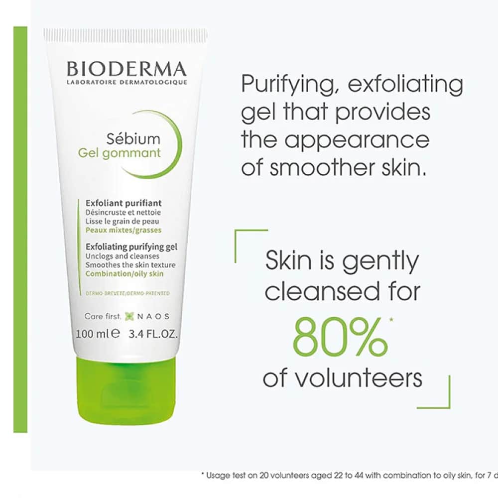 Bioderma جل التقشير بيوديرما سيبيوم 100 مل