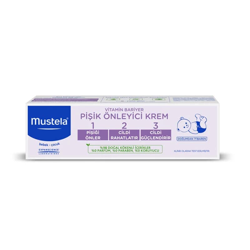 Mustela موستيلا 1 2 3 كريم فيتامين حاجز 100 مل