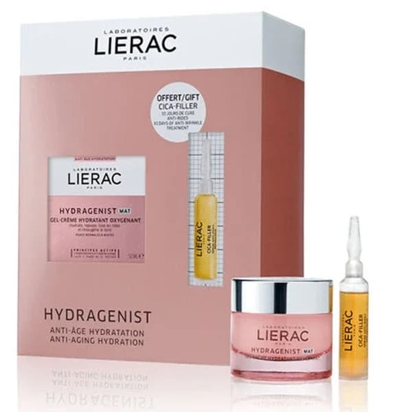 Lierac مجموعة ليراك هيدراجينيست جل كريم 50 مل + سيكا فيلر 10 مل