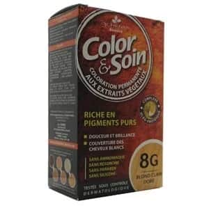 صبغة شعر كولور سوارن 8 جرام أشقر نحاسي فاتح Color Soin