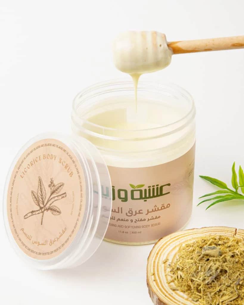 Herb and Oil مقشر عرق السوس من عشبة وزيت 300 مل