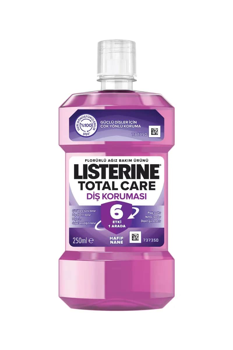 Listerine ليسترين توتال كير 6 تأثيرات في غسول فم بنكهة النعناع المنعش 250 مل