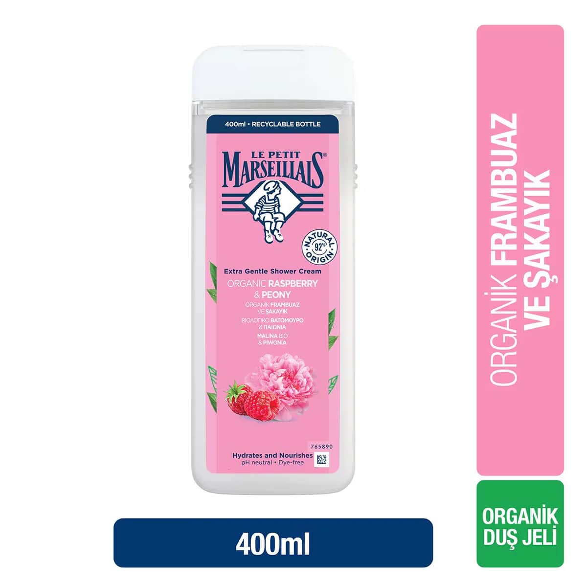 Le Petit Marseillais Raspberry And Peony Shower Gel 400 ml