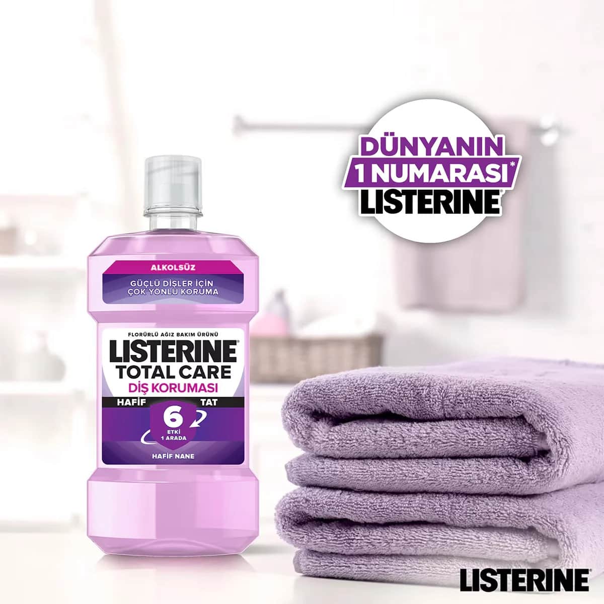 Listerine ليسترين توتال كير 6 تأثيرات في منتج واحد للعناية بالفم 250 مل