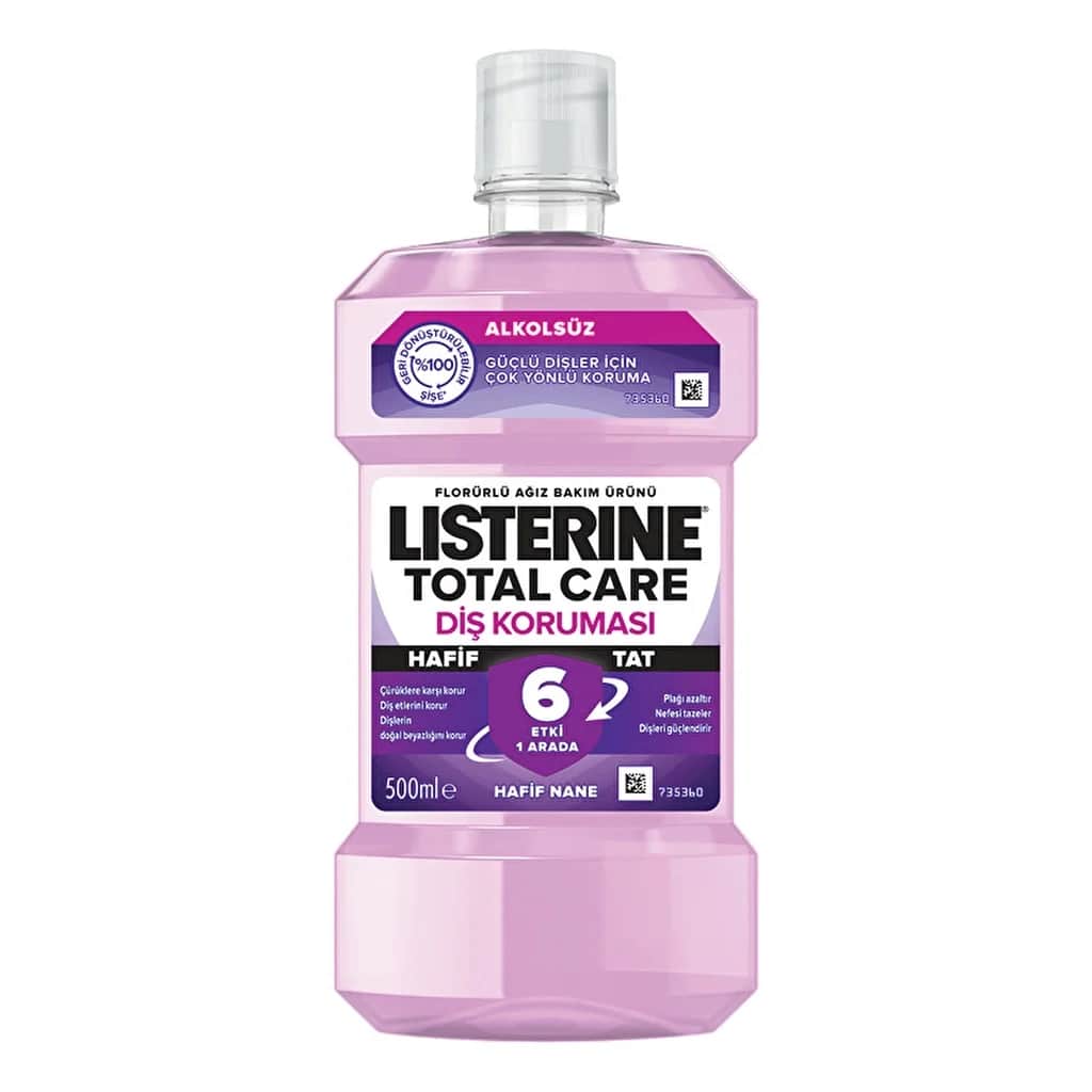 Listerine ليسترين توتال كير زيرو ميلد مينت للعناية بالفم، 500 مل