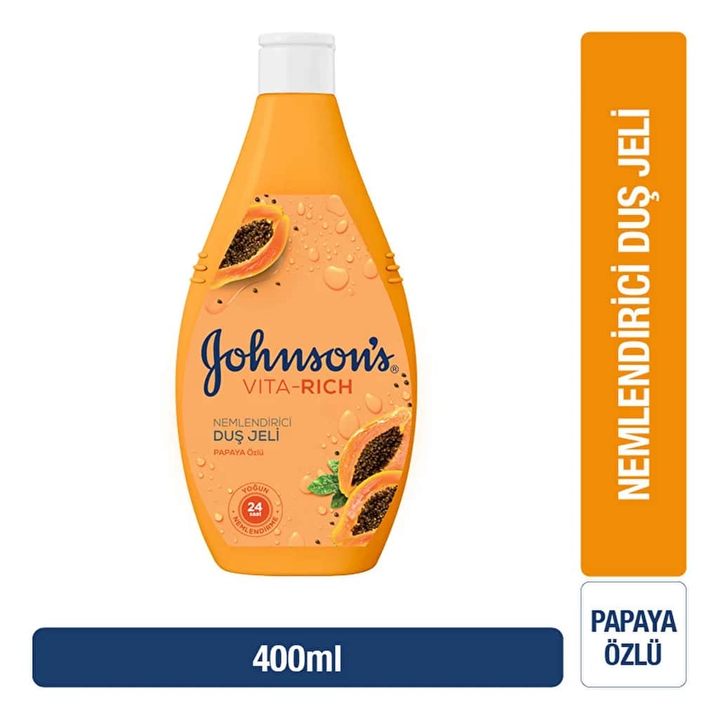 Johnson's جل الاستحمام المرطب فيتا ريتش من جونسون بالبابايا 400 مل