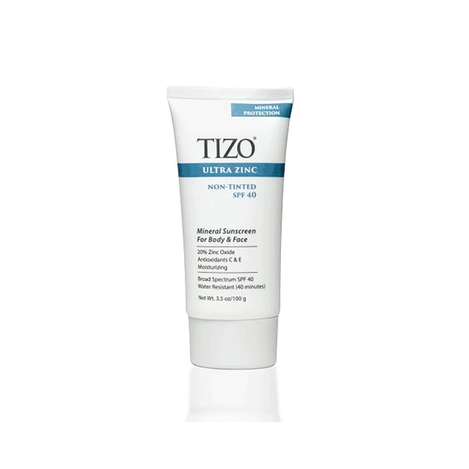 Tizo تايزو الترا زنك واقي للشمس غير ملون معدني قوة40 100 جرام