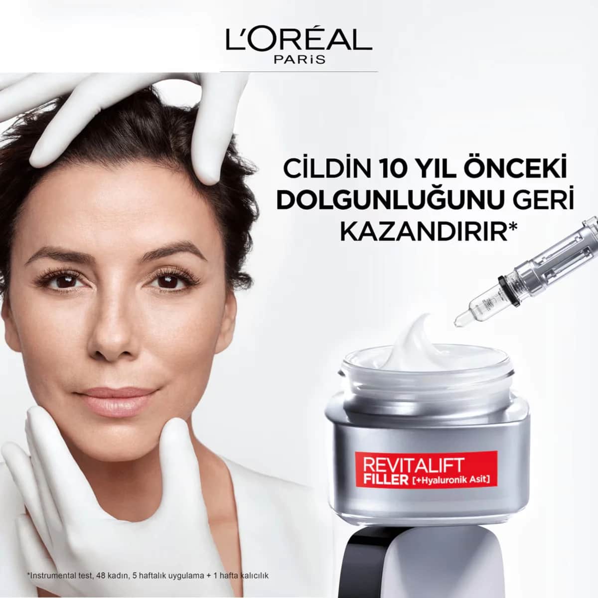 L'Oreal Paris كريم لوريال باريس ريفيتاليفت فيلر المكثف الممتلئ بحمض الهيالورونيك المضاد للشيخوخة 50 مل