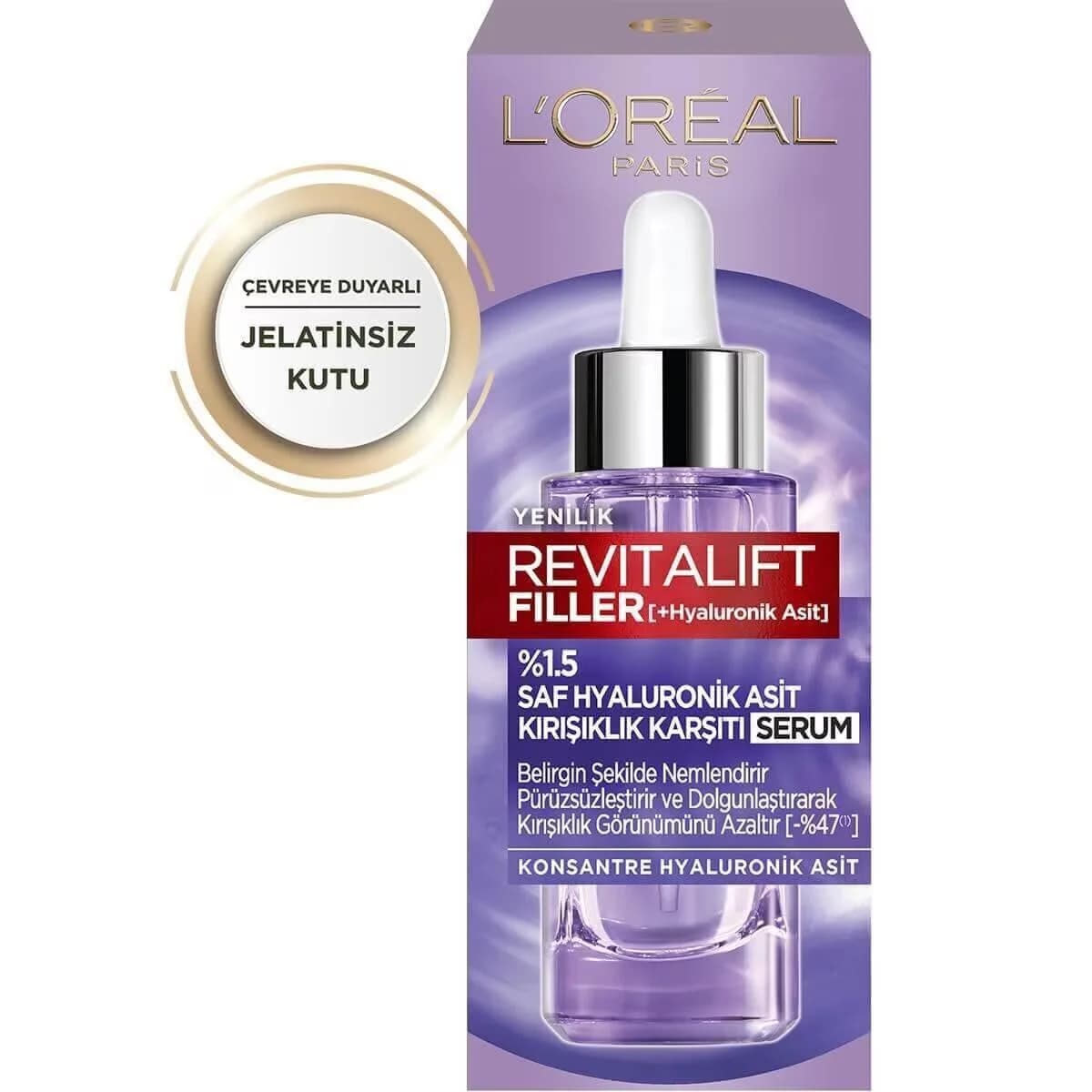 L'Oréal Paris Revitalift Filler 1.5% Pure Hyaluronic Acid Anti-wrinkle Serum 30 ml