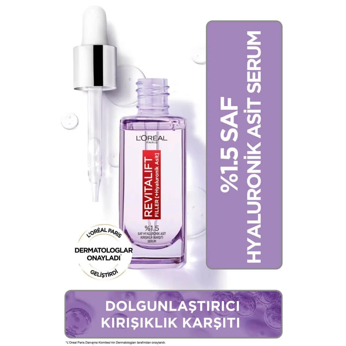 L'Oréal Paris Revitalift Filler 1.5% Pure Hyaluronic Acid Anti-wrinkle Serum 30 ml