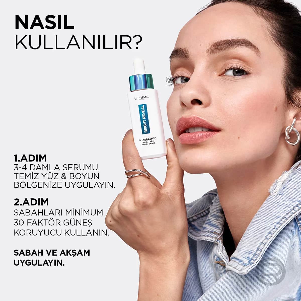 L'Oreal Paris سيروم لوريال باريس برايت ريفيل نياسيناميد المضاد للبقع الداكنة 30 مل