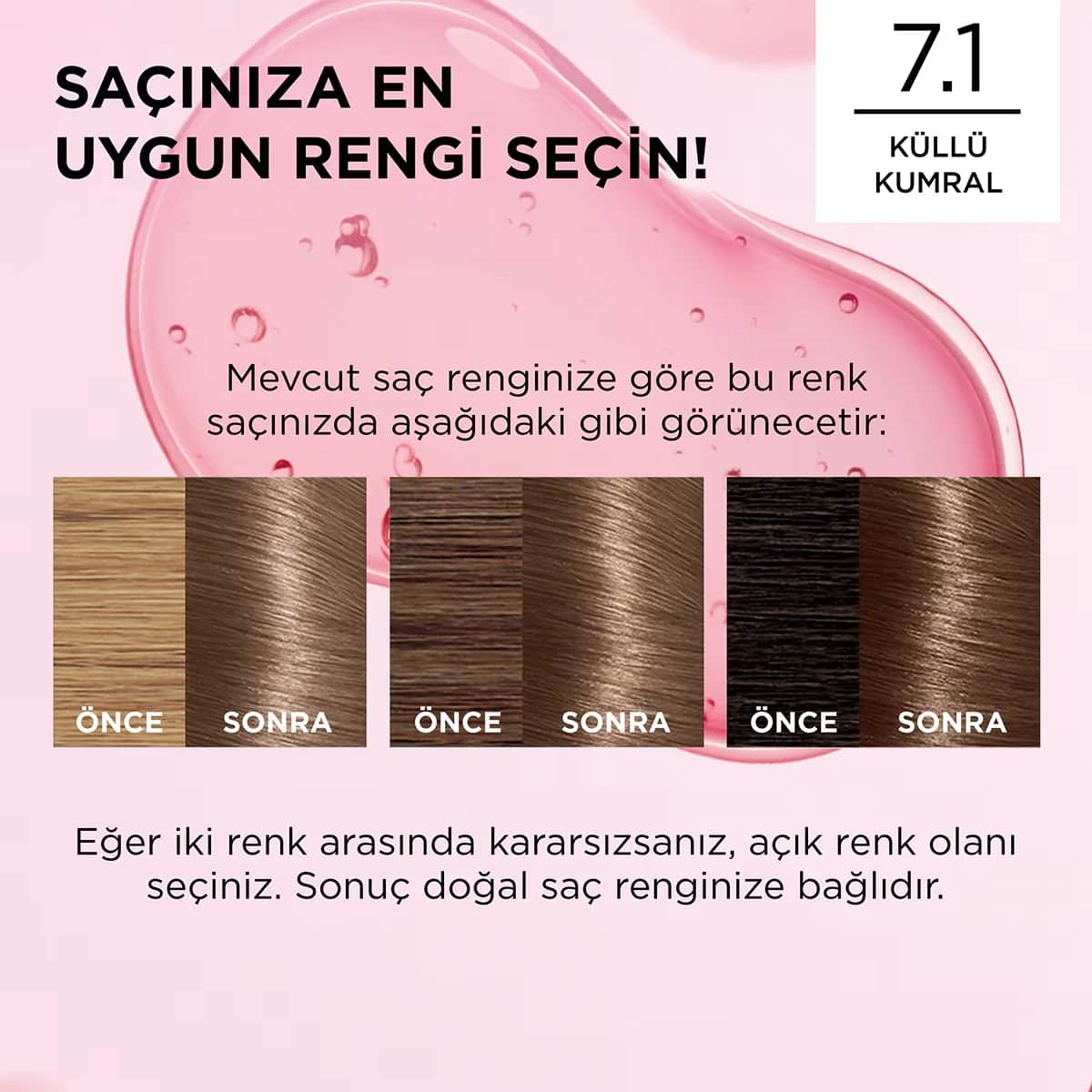 L'Oreal Paris صبغة شعر لوريال باريس إكسلنس كريم 7.1 أشقر رمادي
