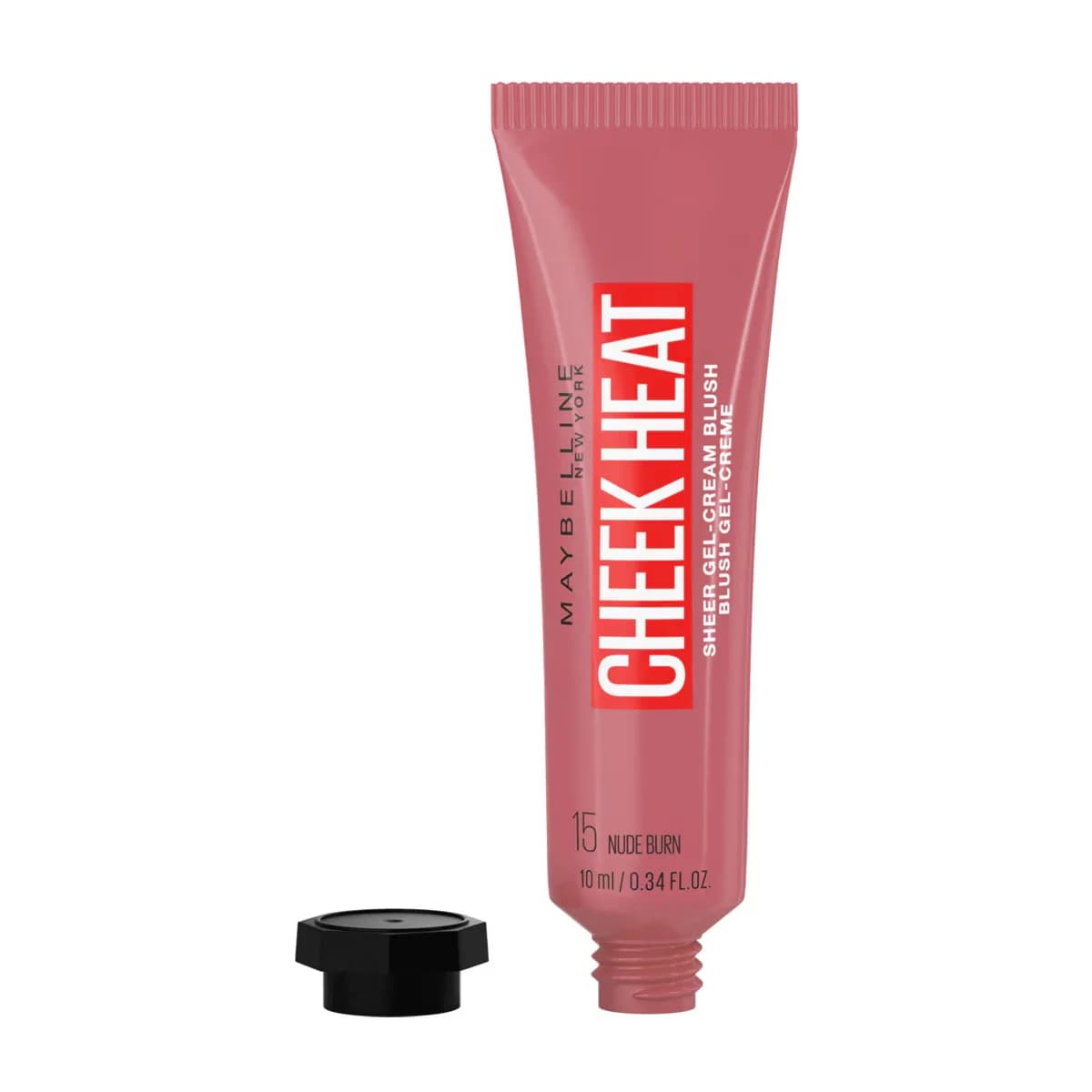 Maybelline أحمر خدود سائل من مايبيلين تشيك هيت 15 نيود بيرن، 10 مل