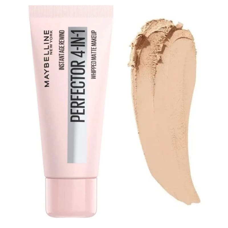 Maybelline مايبيلين بيرفيكتور 4 في 1 مكياج مطفي مخفوق 30 مل 00 فاتح