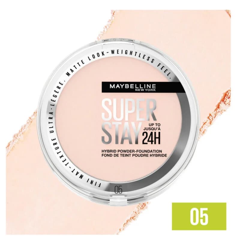 Maybelline بودرة أساس مايبيلين سوبر ستاي 24 ساعة 9 غرام 05