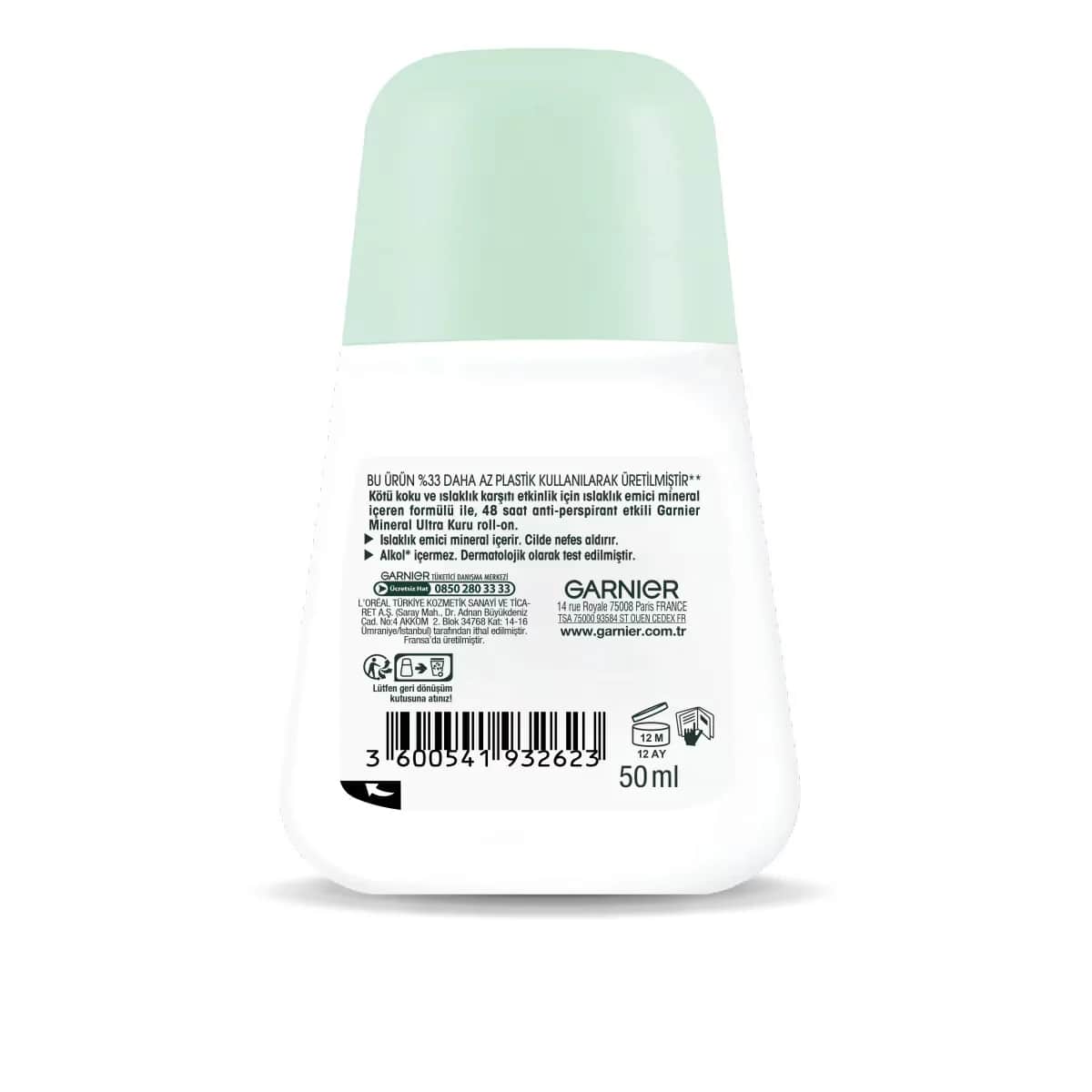 Garnier غارنييه ألترا دراي رول أون 50 مل