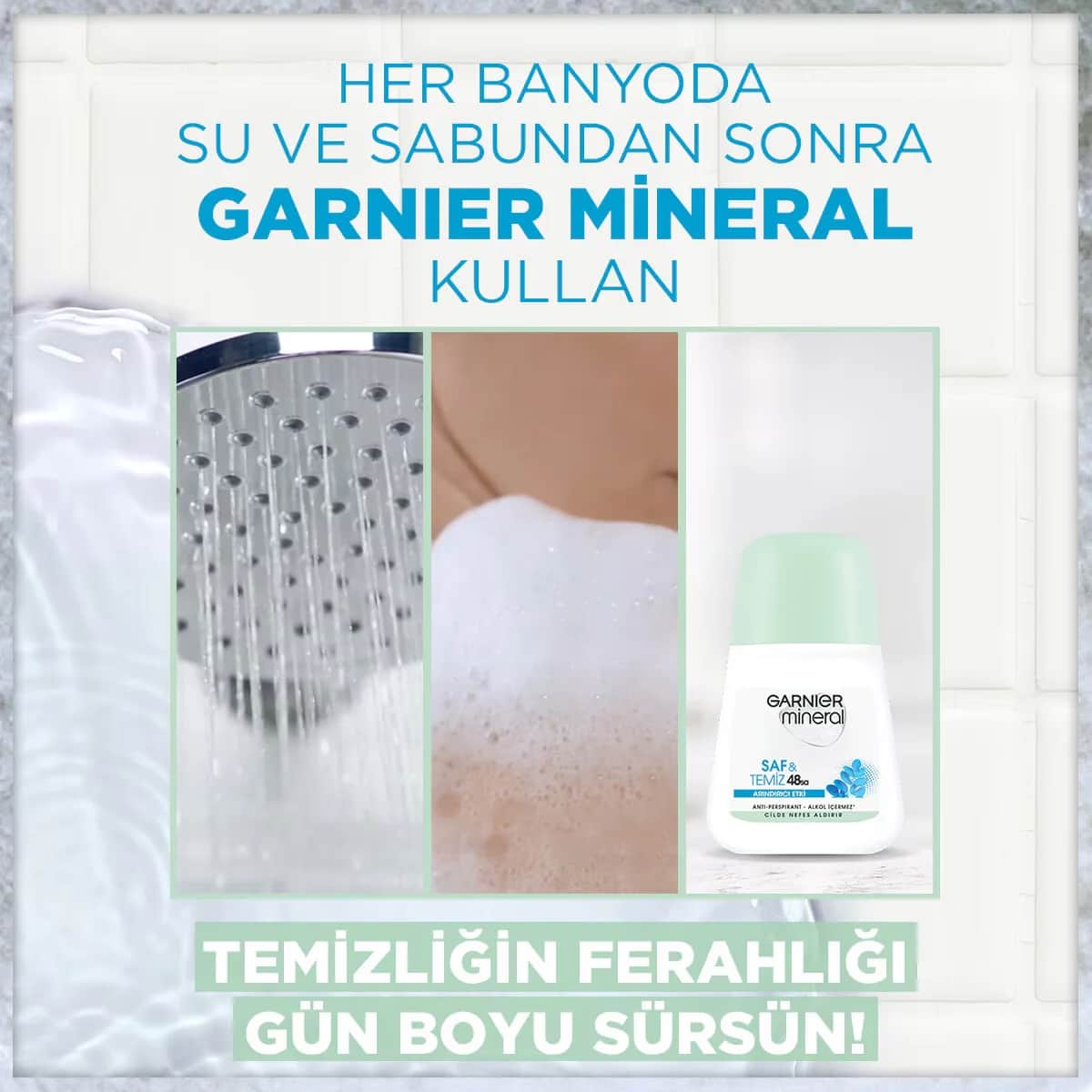 Garnier غارنييه بيور آند كلين رول أون المنقي ٥٠ مل