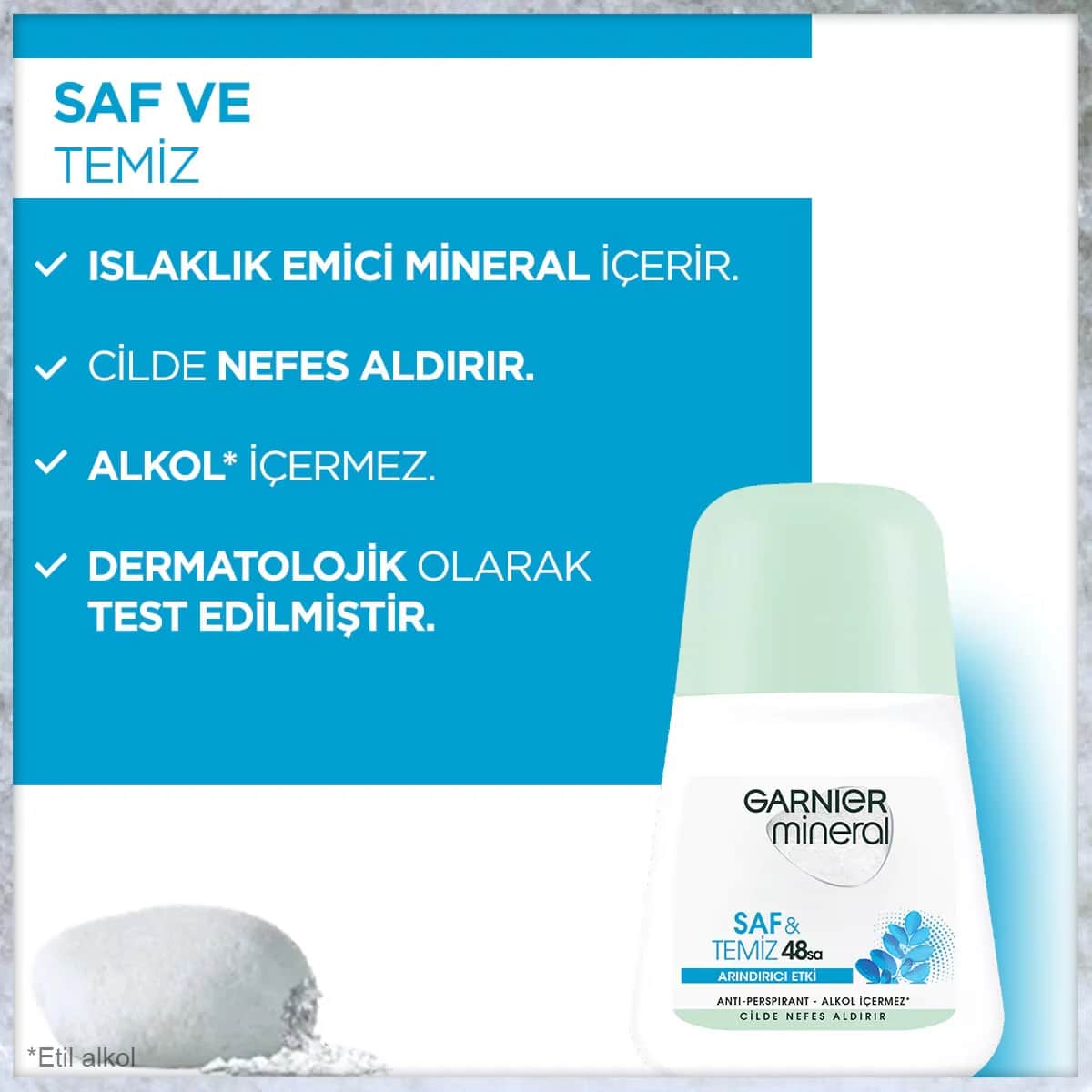 Garnier غارنييه بيور آند كلين رول أون المنقي ٥٠ مل