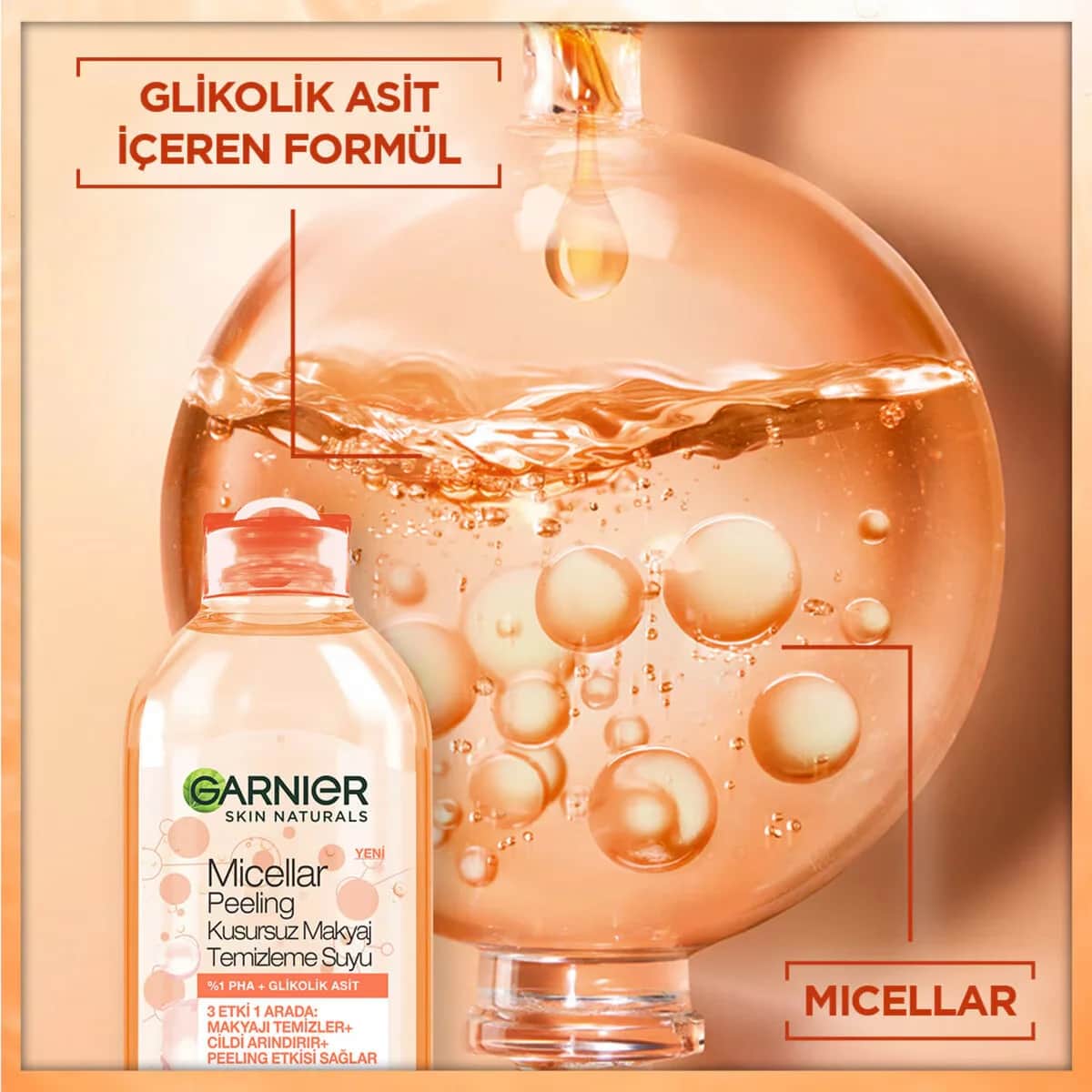 Garnier غارنييه ميسيلار بيلينج بيرفكت مزيل المكياج المائي 400 مل
