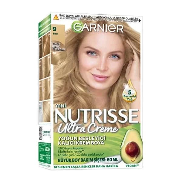 Garnier صبغة شعر دائمة غارنييه نوتريس لون مغذي مكثف
