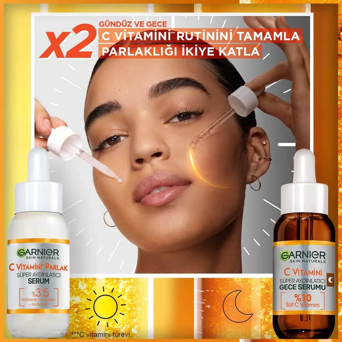 Garnier سيروم غارنييه فيتامين سي الليلي 30 مل