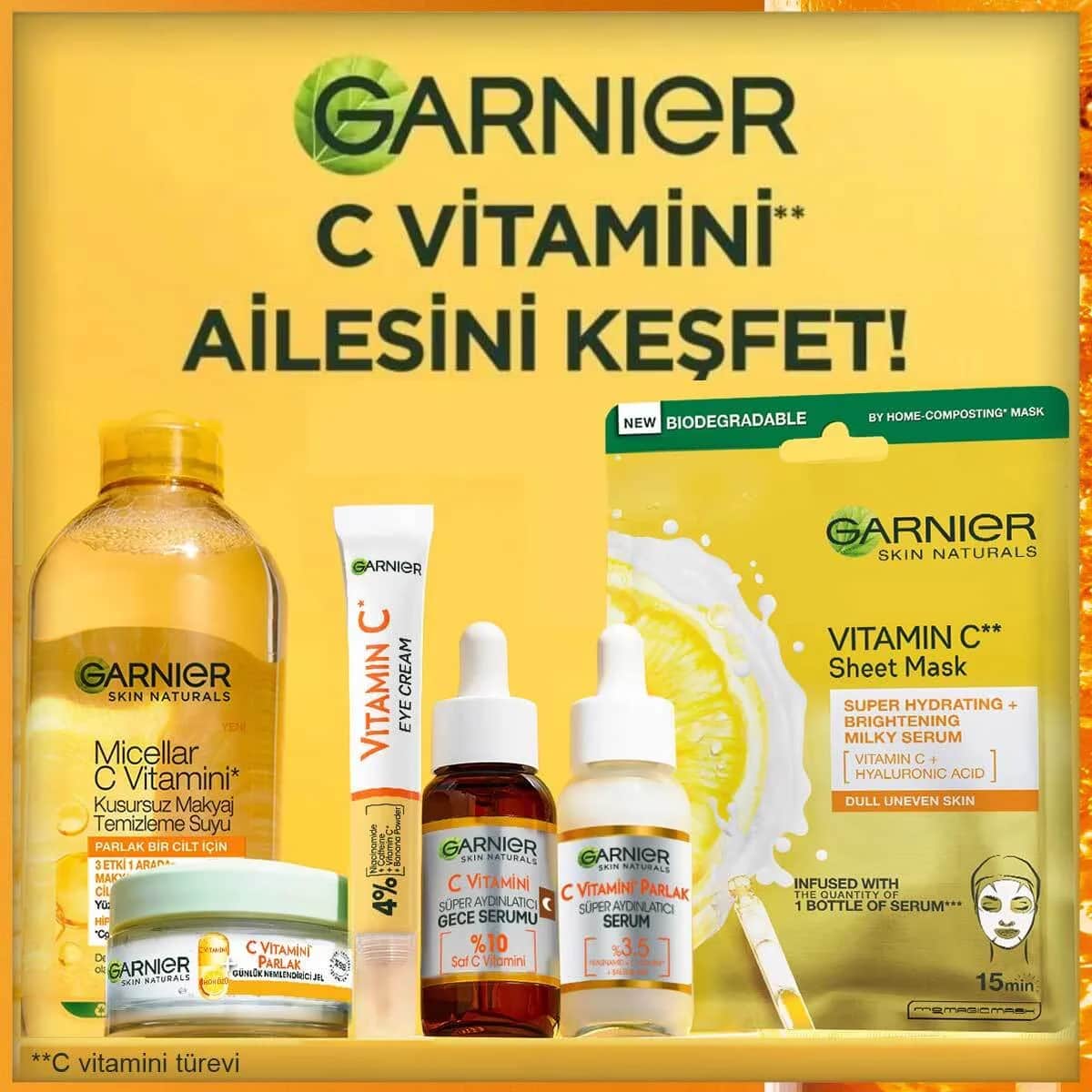 Garnier سيروم غارنييه فيتامين سي الليلي 30 مل