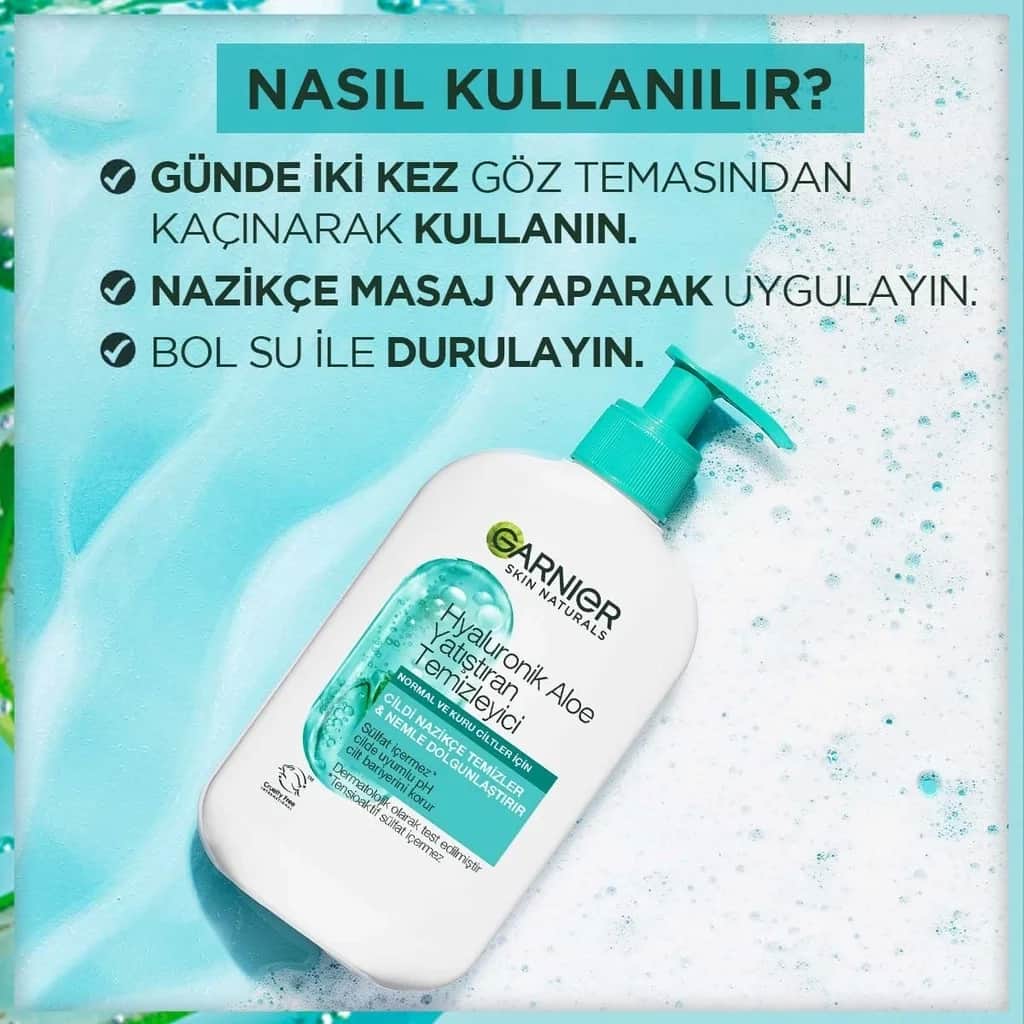 Garnier Hyaluronic Aloe Moisturizing Cleanser 250 ml