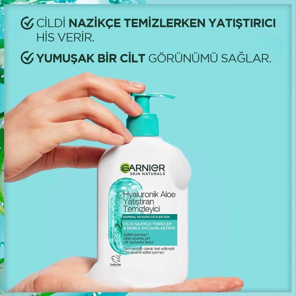 Garnier Hyaluronic Aloe Moisturizing Cleanser 250 ml