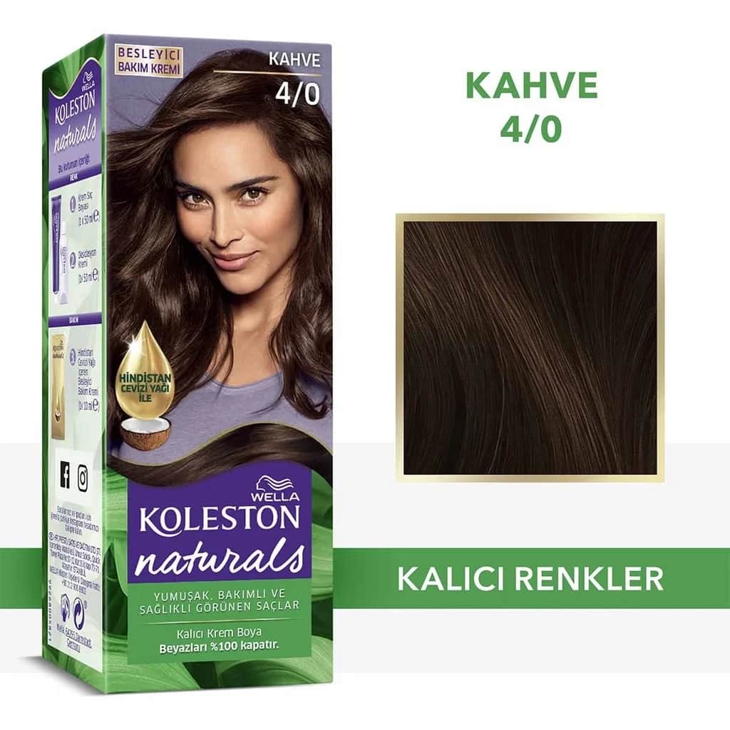 Wella Koleston صبغة شعر ويلا كولستون ناتشورالز 4/0 بني