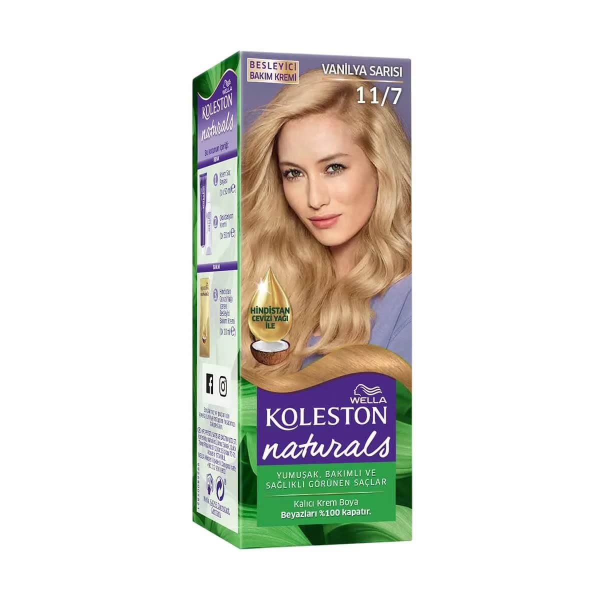 Wella Koleston صبغة شعر ويلا كولستون ناتشورالز 11/7 أشقر فانيليا