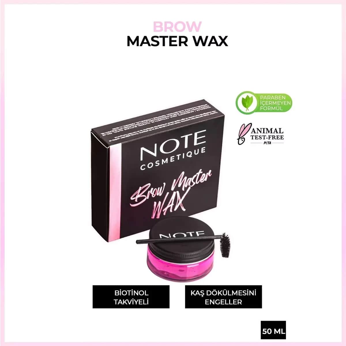 Note Brow Master Eyebrow Fixer & Shaper with Procapil 50ml