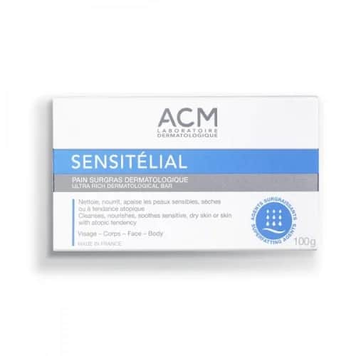 ACM صابون سينسيتيليال تنظيف البشرة الجافة والحساسة من أي سي إم 100 جرام