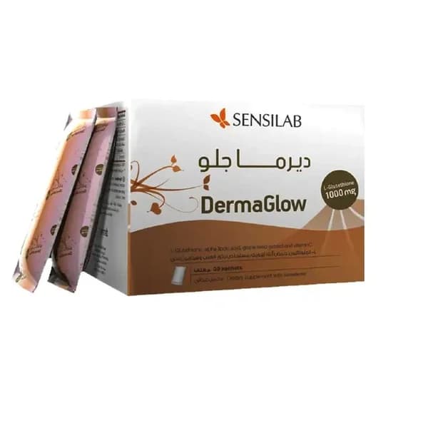 مكمل غذائي ديرما جلو 1000 ملغ 30 ظرف من سينسيلاب Sensilab