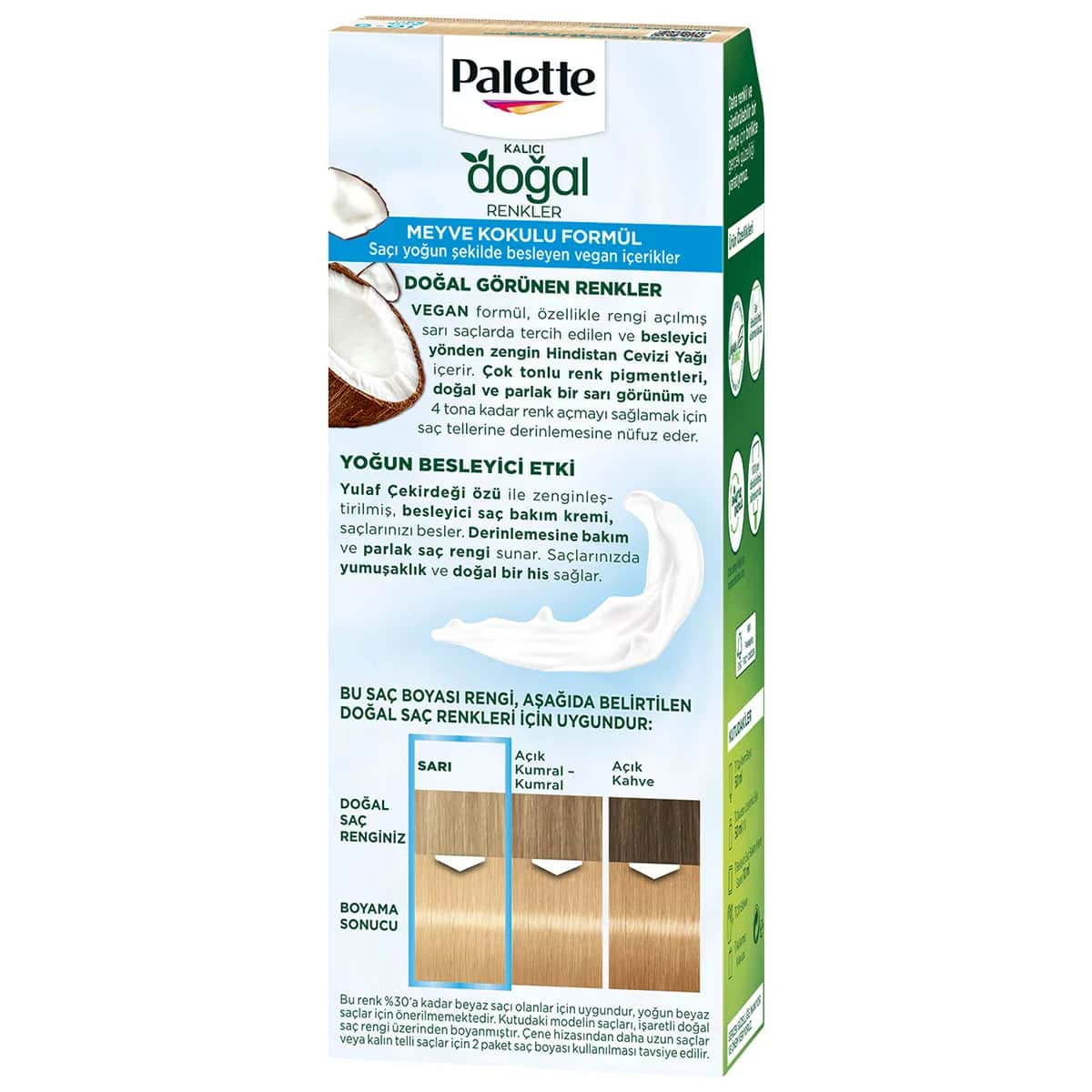 Palette باليت صبغة شعر دائمة بألوان طبيعية 10-0 أشقر فاتح