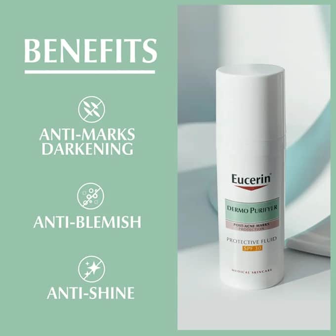 Eucerin سائل مرطب مضاد للتصبغ مع واقي شمس +30 من يوسرين 50 مل