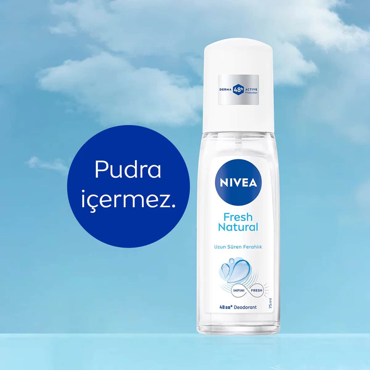 NIVEA بخاخ نيفيا فريش ناتشورال بامب 75 مل