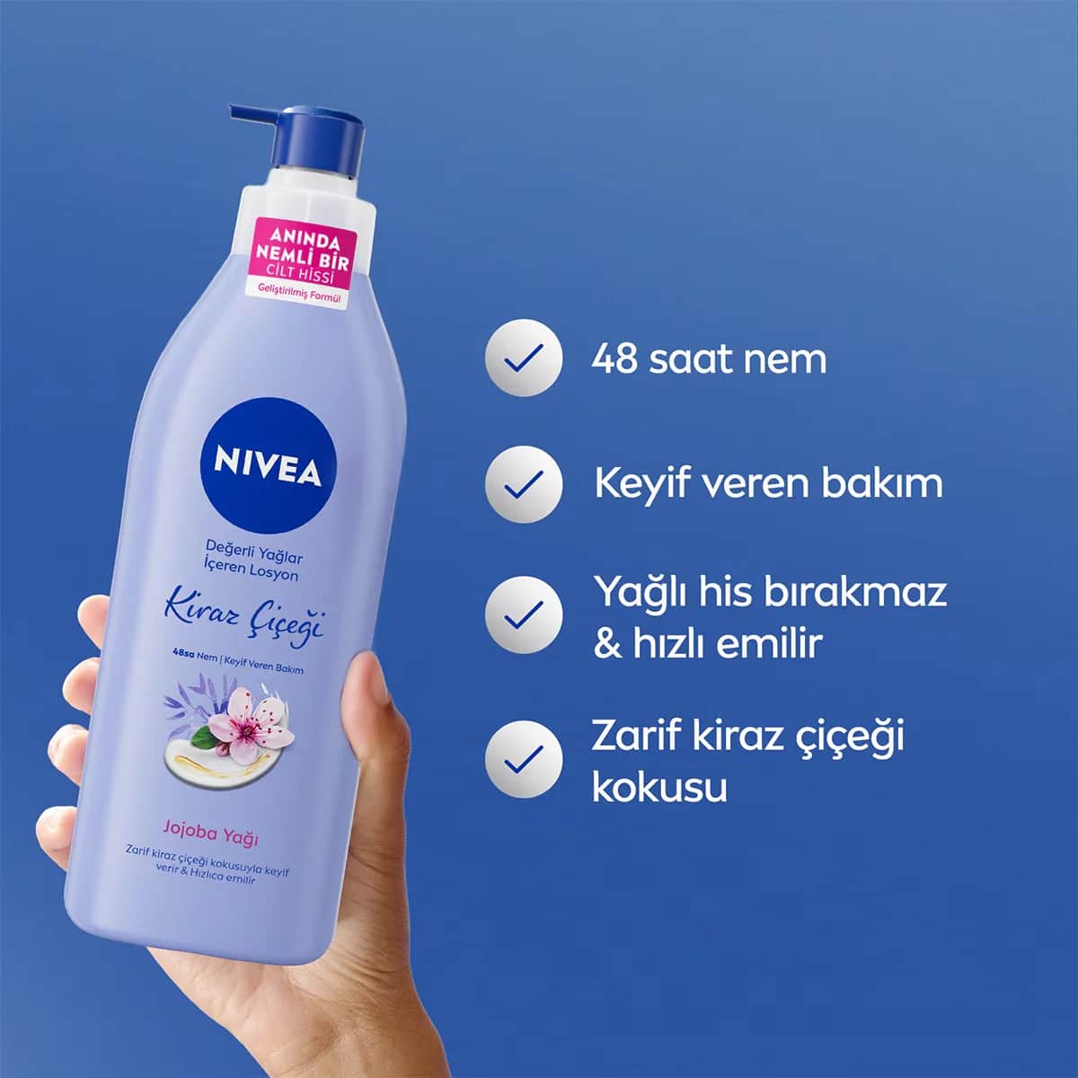 NIVEA لوشن الجسم نيفيا بزهر الكرز 400 مل