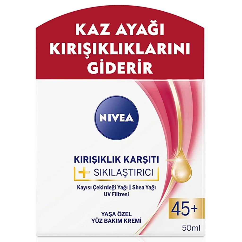NIVEA كريم نيفيا للعناية بالوجه مضاد للتجاعيد 45+ 50 مل